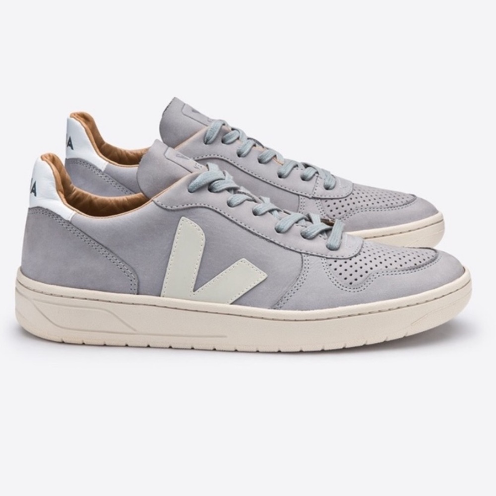 Veja V-10 Bastille Oxford Grey Sneakers